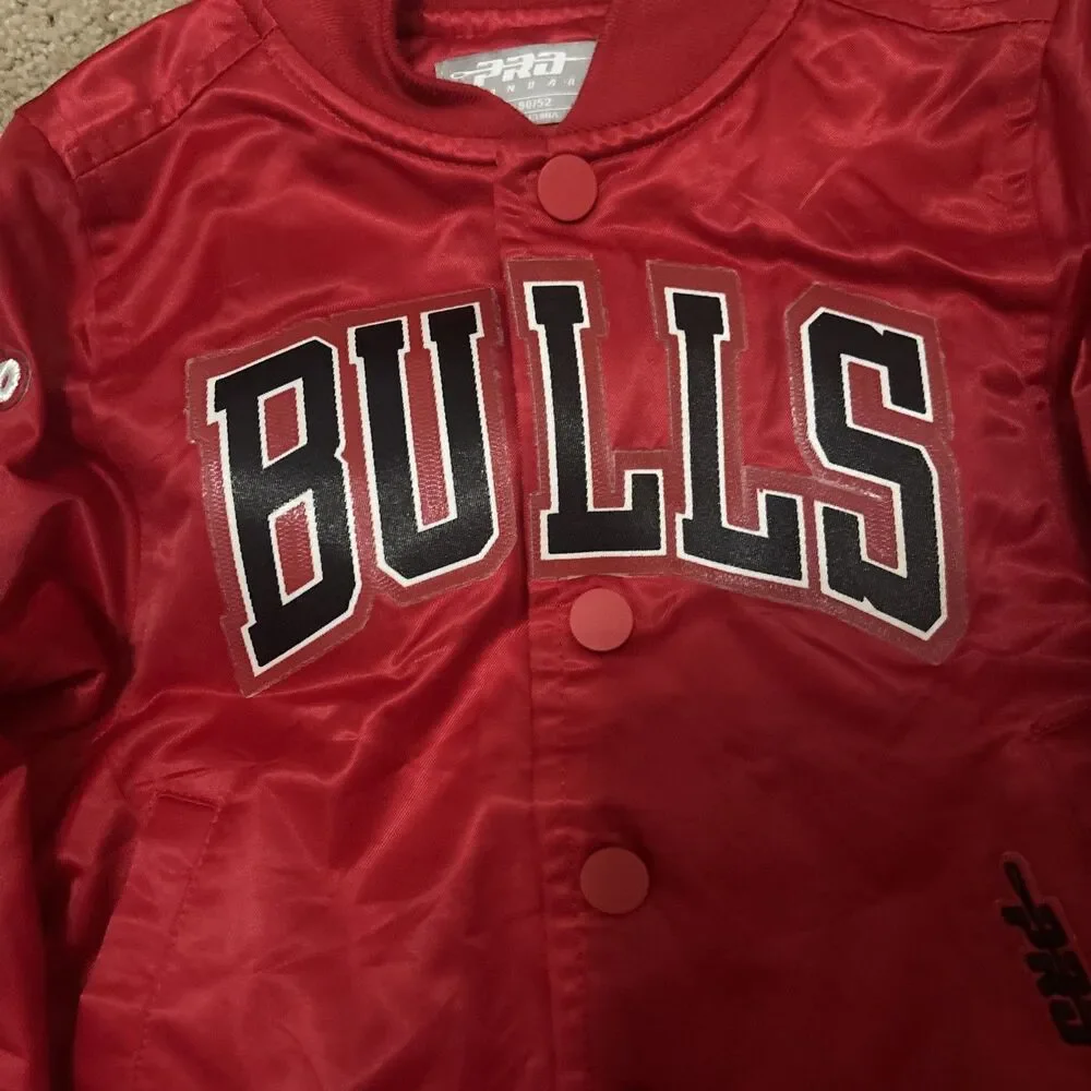 Pro Standard Toddler Boys' Chicago Bulls NBA Basketball Jacket - Red Size 2T
